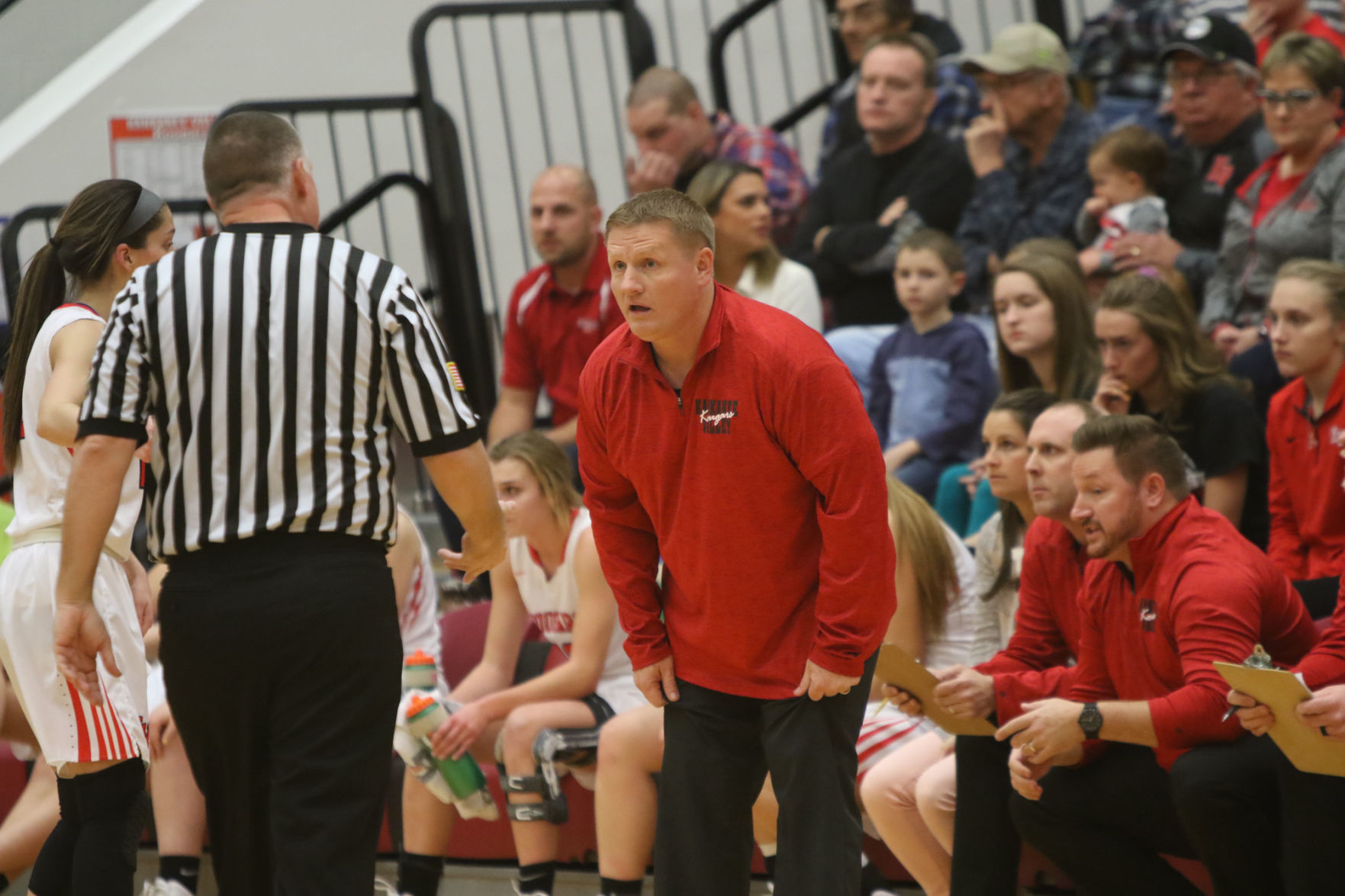 Gallery: Girls basketball sectional - Kankakee Valley vs Michigan City